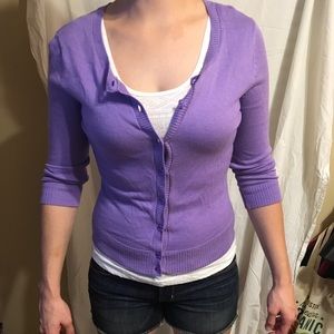 Light purple cardigan